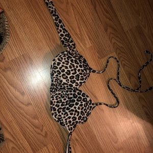 Cheetah print bathing suit tops